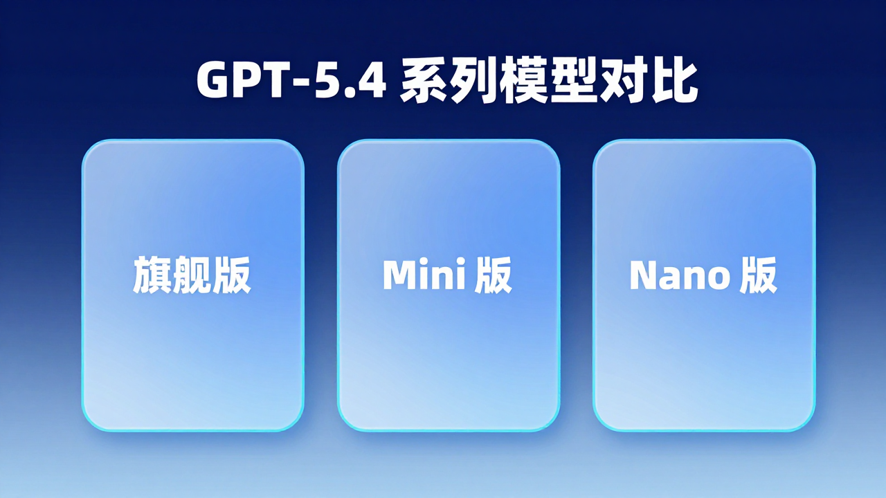 GPT-5.4 系列模型对比